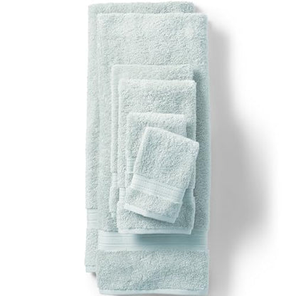 Lands' End Supima Cotton 6 Piece Bath Towel Set Towel Set, 6 Piece Beaux Blue - color: Beaux Blue, size: Towel Set, 6 Piece