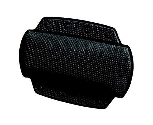 Spirella - Alaska Bath Cushion with 8 Suction Cups Antibacterial - Non-Slip Washable - Black - 23 x 36 cm - color: Black, size: 23 x 32 cm