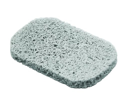 8 Pack Soap Saver Pads, Self Draining Soap Bars Holder Pads for Shower,Kitchen,Bathroom (White) - color: White