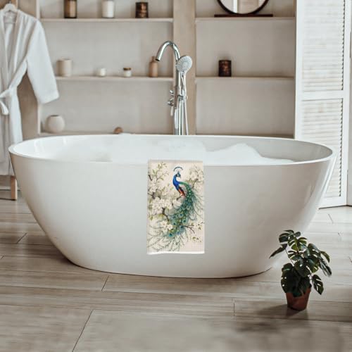 Elegant Peacock Kitchen Towels Decorative Tea Towel - color: Multi 1630