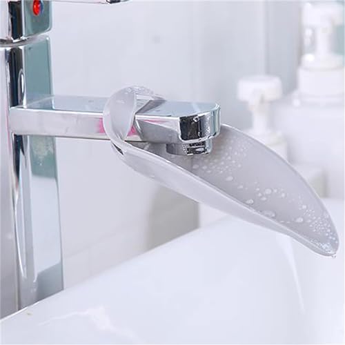 Gray Faucet Extender for Toddlers - Sink Extender for Kids Hand Washing, Bathroom Safety Sink Extender,Sink Spout Wash Helper for Children,Faucet Extender for Kids,Bathroom Safety