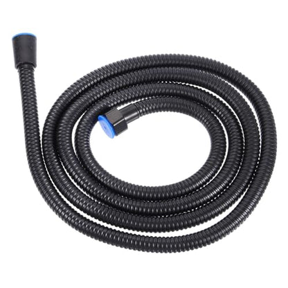 uxcell Shower Hose 79 Inches Extra Long Stainless Steel Handheld Shower Flexible Hose Replacement with Brass Connectors Anti-Explosion Anti-Kink Leakproof Hose, Black - color: Black, size: 2m