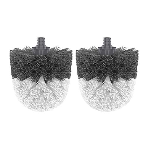 MR.SIGA Premium Toilet Bowl Brush Replacement Head, 2 Pack | Scratch free toilet brush head, safe for porcelain toilet