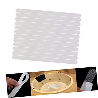 36pcs Slip Bath Strips Transparent Adhesive Treads for Bathtubs Showers Stairs Floors Non Slip Stickers for Bathroom Safety - size: 36 Pcs