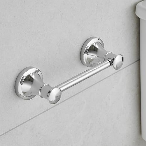 Hoimpro Wall Mounted Rustproof Chrome Toilet Tissue Paper Holder Bathroom Accessories Toilet roll Paper Hanger - color: Polished Chrome