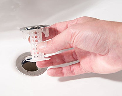 TubShroom and SinkShroom Drain Protectors Hair Catchers for Bathtubs and Sinks, Chrome - color: Chrome