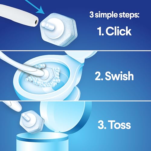 CLOROX ToiletWand Toilet Cleaner Refills,Toilet brush,Original,10 Count (Pack of 6) - size: 10 Count (Pack of 6)