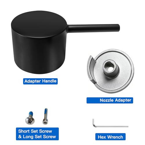 All Metal Replacement for Moen Tub/Shower Lever Handle, Compatible with Moen Posi Temp Shower Handle and for Cartridge,Single Handle Faucets for Adjust Water Volume and Temperature,Matte Black - color: Matte Black