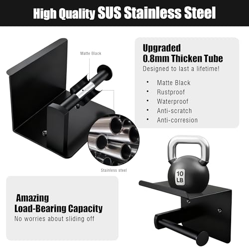 Matte Black Toilet Paper Holder with Shelf, SUS304 Stainless Steel Rustproof Wall Mount Toilet Paper Roll Holder, Screw Bathroom Toilet Paper Holder for Kitchen, Washroom, RV - color: Matte Black