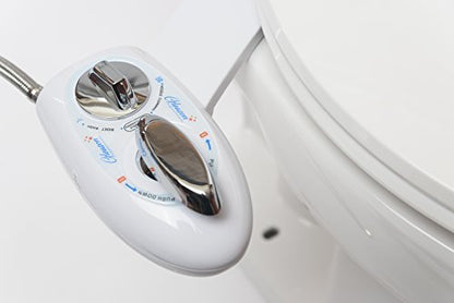 Gleason Fresh Water Bidet Toilet Attachment Self Cleaning Front and Rear Wash Non Electric