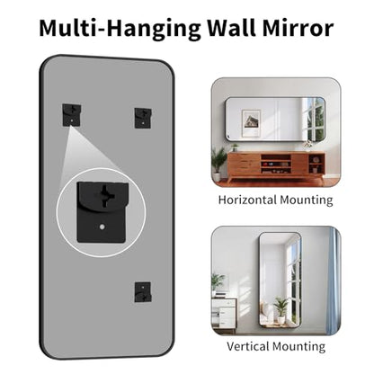 Koonmi Bathroom Wall Mirror,32x72 Inch Large Vanity Mirror for Over Sink - size: 72"L x 32"W