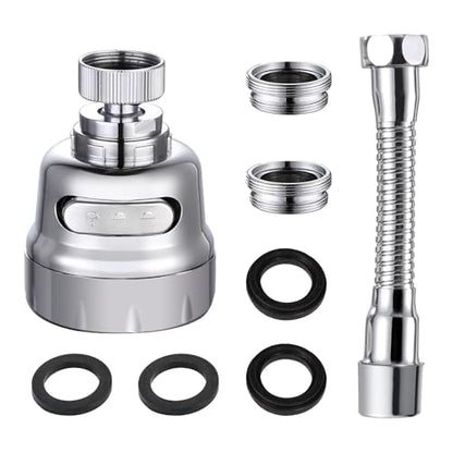 Kitchen Sink Faucet Sprayer Attachment, Movable Kitchen Tap Head 360° Rotatable, Anti-Splash Sink Sprayer Faucet Nozzle Head, Water Saving Faucet Aerator - style: 3 Modes Sprayer