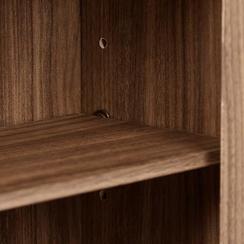 Crosley Furniture Savannah Wall Mounted Bathroom Storage Medicine Cabinet with Shelves, Walnut - color: Walnut, style: Wall Cabinet