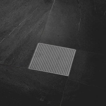 Square Drain Cover Grates, 5.9" x 5.9", 304 Stainless Steel | Drainage Grate Cover Replacement, Floor Drain Strainer, For Shower, Bathroom Floor, Balcony, and Outdoor Garden Drains - size: 5.9" x 5.9"