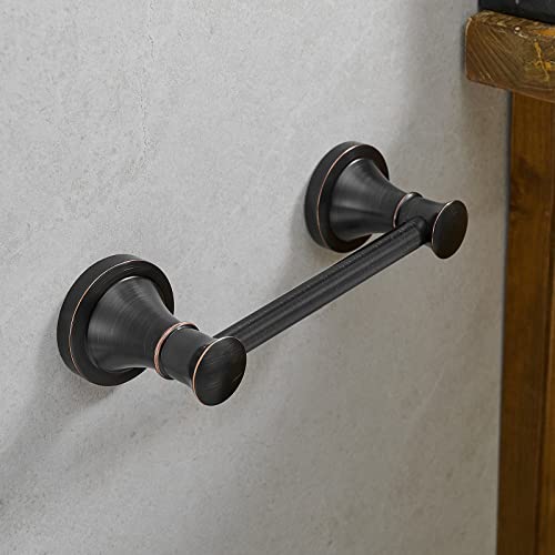 Hoimpro Wall Mounted Rustproof Toilet Tissue Paper Holder Bathroom Accessories Toilet roll Paper Hanger, Oil Rubbed Bronze - color: Oil Rubbed Bronze