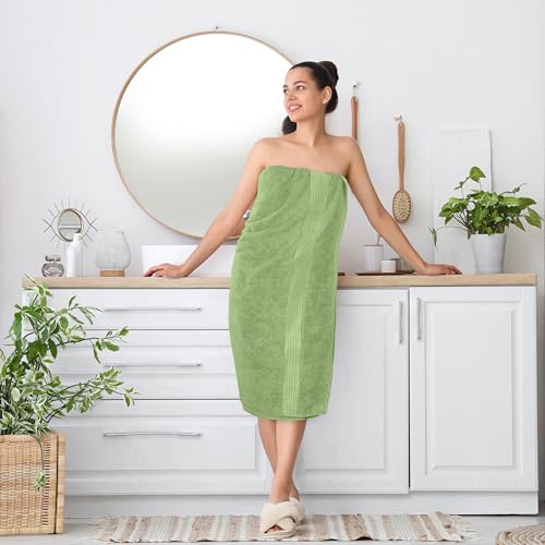 Utopia Towels Extra Large Bath Sheets, 2 Pack, 35x70 In, Cotton, Sage Green | Soft Lightweight Ring Spun Cotton Shower Towel Set - Highly Absorbent, Quick-Drying, Extra Large Bath Sheets, Durable - color: Sage Green