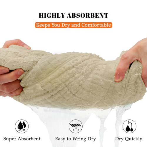 Bath Towels Set of 4 Extra Large 35 x 70 Inches,Luxury Thick High Absorbent and Quick Dry Bath Sheet,Ultra Soft Microfiber,Bathroom,Beach,Yoga,Sport,SPA,Fitness (Beige) - color: Beige, style: 4 Piece Bath Towels