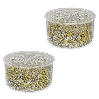 2 Pack Shower Head Filter Replacement Cartridge Compatible with All Canopy Handheld & Fixed Filtered Shower Head, Water Softener Filter for Hard Water, Reduce Chlorine and Harmful Substances - style: 2 Pack