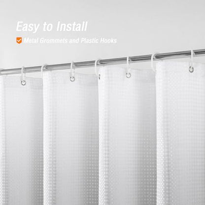Small Stall Grey Ombre Shower Curtain, 36 x 72 | Narrow Half Gray Ombre Shower Curtain for Bathroom, Fabric Shower Curtain Set, Water Repellent, Machine Washable - color: Ombre Grey, size: 36"W x 72"L (Pack of 1)