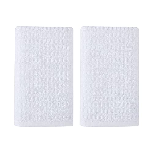 Tommy Bahama- Hand Towel Set, Highly Absorbent Cotton Bathroom Decor, Low Linting & Fade Resistant (Northern Pacific White, 2 Piece) - color: Northern Pacific White, size: 2 Piece Hand Towels