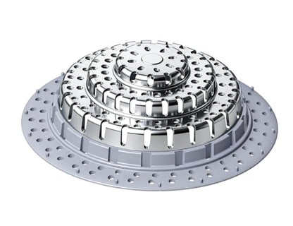 XAJOON Bathtub Drain Hair Catcher，Bathtub Protector Suitable for Bathroom Bathtub, Pop-Up Drains. (Patented Product) - color: Gray