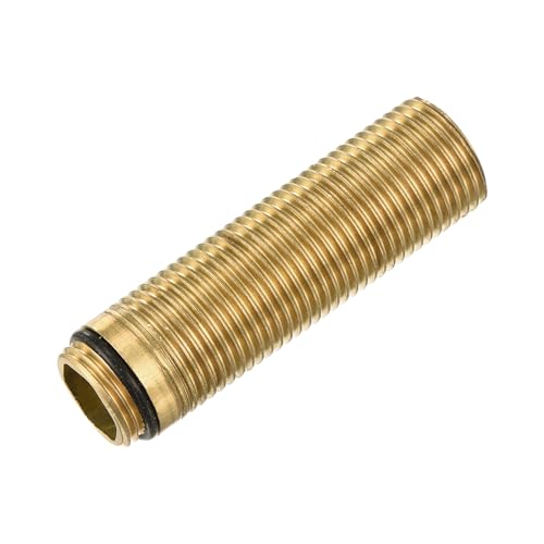 uxcell 1 Pcs Faucet Extension Tubes, 2.75" x 0.79" Faucet Mount Extension Shank Handle Brass Basin Faucet Mounting Accessories Fixed Foot for Bathroom and Kitchen Faucets - size: 2.75 inch