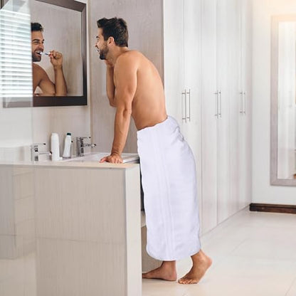 Utopia Towels Luxurious Jumbo Bath Sheet 2 Piece, 600 GSM, 35 by 70 Inches, 100% Ring Spun Cotton, Highly Absorbent and Quick Dry Extra Large Bath Towel, Super Soft Towel, White - color: White, size: 2 Piece Bath Sheet