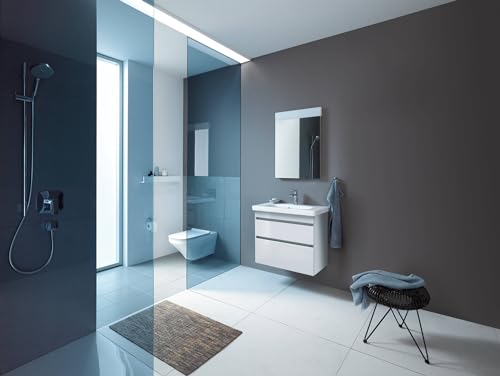 Duravit DuraStyle Elongated Toilet seat White High Gloss, Slow Closing, Stainless Steel Hinges