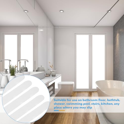30pcs Pet Anti-Slip Strips for Bathtubs and Showers, Waterproof Adhesive Bath Safety Treads, 2cm X 20cm Non-Slip Tape for Bathroom Floors and Stairs