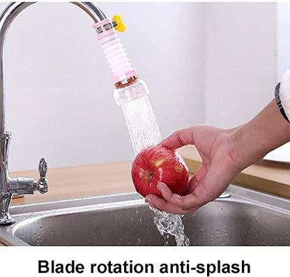 360°Rotary Faucet Spout Water Filter 3PCS Filter Sprayer Faucet Water Saving Device Pressurized Shower Faucet Accessories Home Kitchen Faucet Filter Silicone Spout Long Life