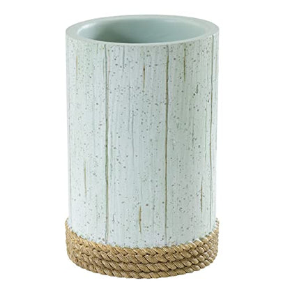 Avanti Linens - Tumbler, Guest Bathroom Essenrtials, Coastal Home Decor (Beachcomber Collection) - size: 8 Ounces