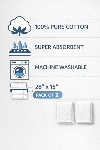 Mango Gifts 100% Cotton Hand Towels Set of 2, 16 x 28 Inch, Soft Combed Cotton, Highly Absorbent, Quick Dry, Sustainable Towels for Bathroom, Hotel, Spa, Dorm, Black - color: Black