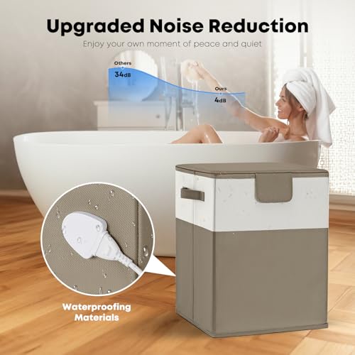 Towel Warmer, 40L Large Towel Warmer for Bathroom, Portable Towel Heater Bucket with Auto Shut Off, Electric Hot Towel for Spa,Blanket,Baby,Bathrobe,Oversized Towels