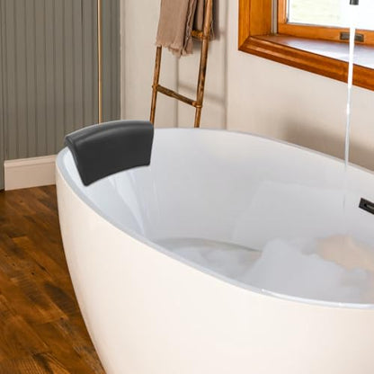 Non-Slip Bath Pillow with Neck Support, Tub Pillow for Bathtub, Anti-Slip Cushion with Suction Cups, Comfortable Spa Accessory for Relaxing Soaking Sessions