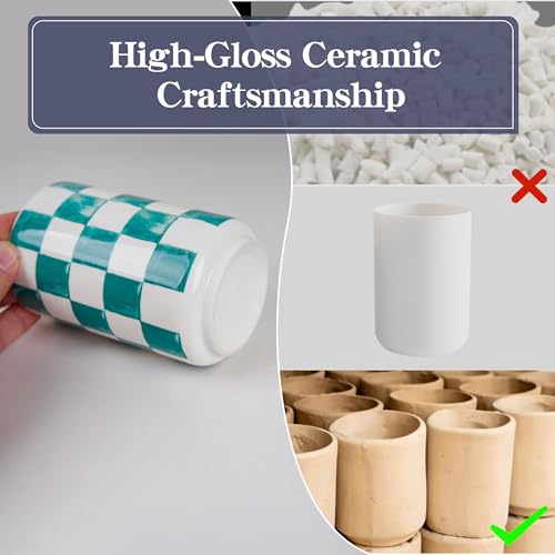 Ceramic Bathroom Soap Dispenser Set, Checkered Bathroom Vanity Set with Lotion Pump, Toothbrush Holder, Soap Dish & Storage Jar, Modern Bathroom Sink Accessories (Green) - style: Green