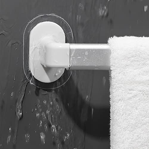 DCFV Bathroom Towel Bar, Hand Towel Holder Kitchen Towel Racks, Waterproof Bath Accessories, Multiple Uses Wall-Mounted Towel Rod Space Aluminum Shower Dishcloths Hanger