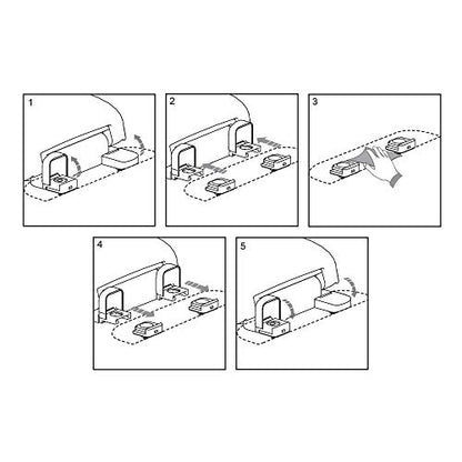 2Q1E6-01 Builder Grade Slow Close Plastic Toilet Seat with Vari Adjust Lok-Down R'N'C Hinge and Quik-Lok Mounting Hardware, Elongated, Bone - color: Bone, style: Elongated
