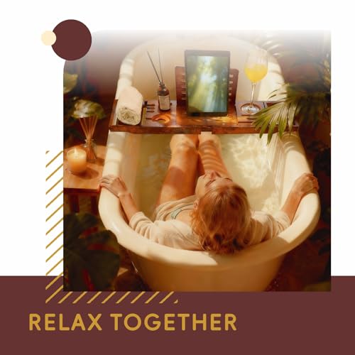 Bamboo Bathtub Tray, Expandable Foldable Bath Caddy, Walnut | 29-42“ Bath Shelf Over Tub with Phone, Tablet & Wine Holders, Locking Design for Spa Bathroom Accessories & Gifts - color: A-walnut