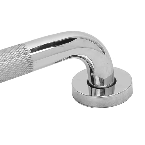 Textured Shower Grab Bar Slipless Stainless Steel Bathroom Safety Hand Rail Support for Elderly People with Limited Mobility (16 Inch (Length: 15.75in, Pipe Diameter: 0.98in)