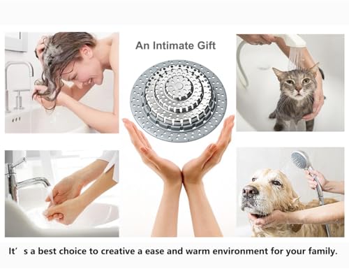 XAJOON Bathtub Drain Hair Catcher，Bathtub Protector Suitable for Bathroom Bathtub, Pop-Up Drains. (Patented Product) - color: Gray