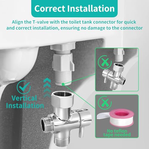 BARROCK Bidet Sprayer for Toilet, Handheld Jet Spray for Existing Toilets with Bidet Hose, Adjustable Water Pressure Muslim Shower, Stainless Steel Cloth Diaper/Feminine Wash Sprayer Brushed Nickel - color: Brushed Nickel