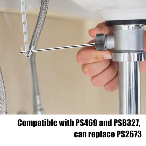 2pcs Sink Drain Parts, Pop-Up Stopper & Pivot Rod for Price Pfister | Sink Drain Repair Kit for Popular Band, Bathroom Replacement - style: Style 1