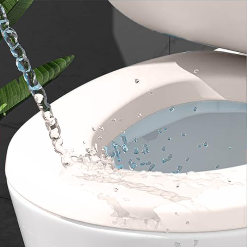 Toilet Seat Round, Toilet Seat with Quick-Release And Quick-Attach, Plastic Toilet Seat with Soft Close, Never Loosen, Easy Install and Clean, Fits Most Toilets - color: White
