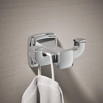 Kohler 27411-CP Riff® Double Robe Hook, Polished Chrome - color: Polished Chrome, style: Robe Hook