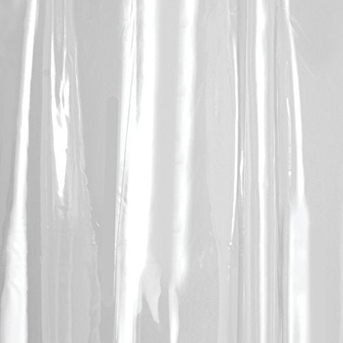 iDesign Waterproof Shower Curtain Liner, Clear | 12 Metal Grommets