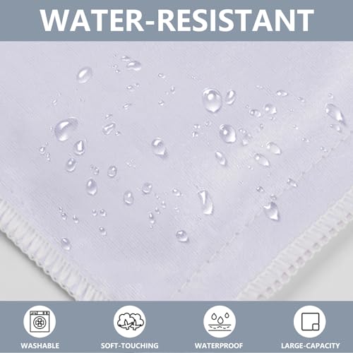 2 Pcs Large Travel Laundry Bags - Waterproof Wet Dry Bags for Gym Clothes, Swimming, Yoga (Wine+Navy) - color: Wine+Navy