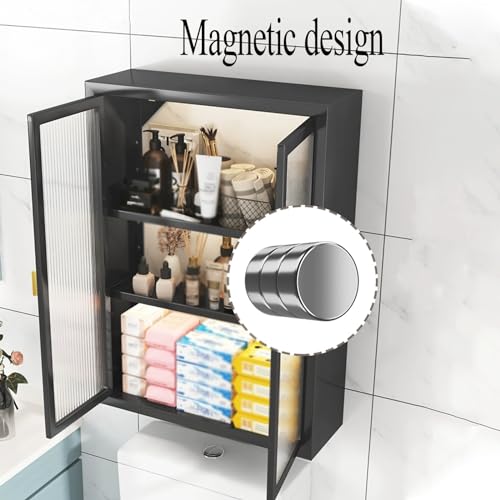 Over The Toilet Shelf for Bathroom, Laundry Room Shelf Wall Mounted, Space Saver Toilet Shelf Bathroom Storage Organizer for Over Toilet Storage and Bathroom Shelf,