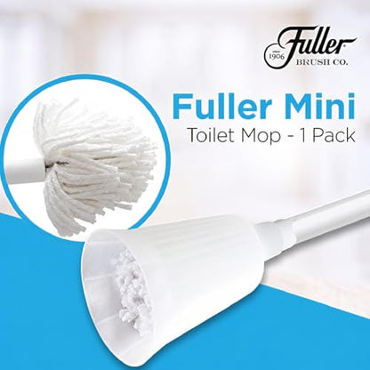 Fuller Brush Toilet Bowl Cleaner Brush – Antimicrobial Toilet Swab with Soft Non-Scratch Head, Long Handle, Deep Cleaning Under Rim (Pack of 1) - size: 1 Pack
