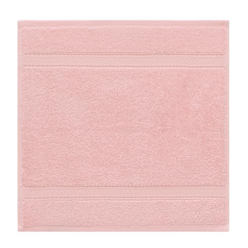 Supreme Terry 6-Piece Premium Towel Set, Soft & Plush 100% Turkish Cotton, Spa Quality, 2 Bath Towel 2 Hand Towels 2 Washcloths-Pink - color: Pink, size: 6 Pcs Set