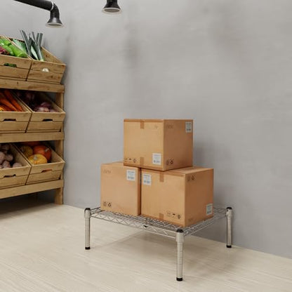 21" Deep x 24" Wide x 8" Height Wire Shelving Kit | 1-Tier | NSF Commercial Storage Rack Unit - size: 21" Deep x 24" Wide